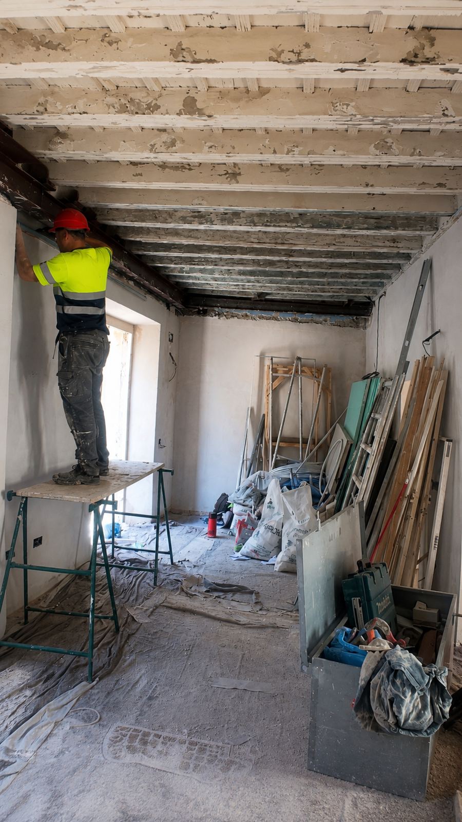 Reforma integral con forjados de madera en Triana