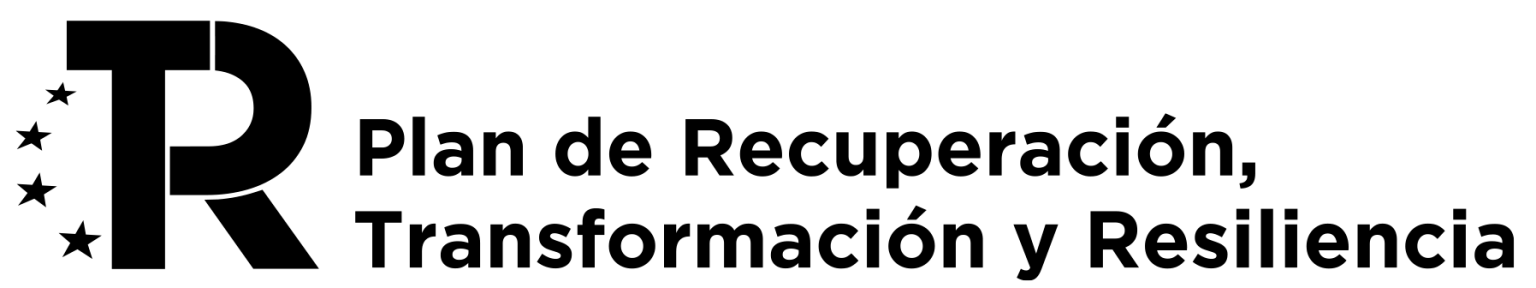 Logo plan de recuperación, transformación y resilencia